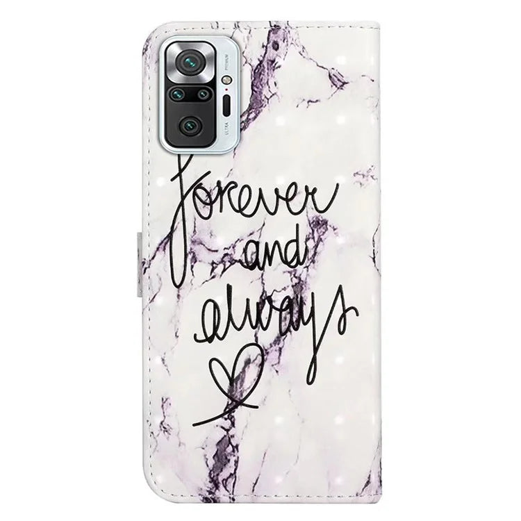 For Xiaomi Redmi Note 10 Pro 4G (Global) / Note 10 Pro Max 4G Case Pattern Printing Wallet Phone Cover