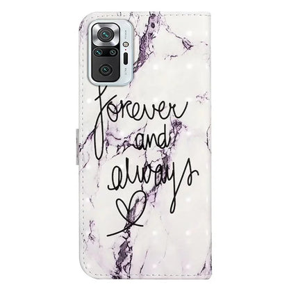 For Xiaomi Redmi Note 10 Pro 4G (Global) / Note 10 Pro Max 4G Case Pattern Printing Wallet Phone Cover
