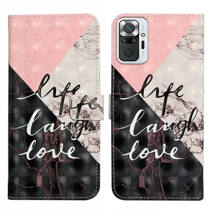 For Xiaomi Redmi Note 10 Pro 4G (Global) / Note 10 Pro Max 4G Case Pattern Printing Wallet Phone Cover