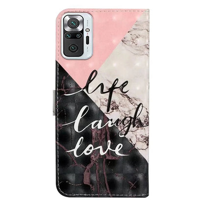 For Xiaomi Redmi Note 10 Pro 4G (Global) / Note 10 Pro Max 4G Case Pattern Printing Wallet Phone Cover