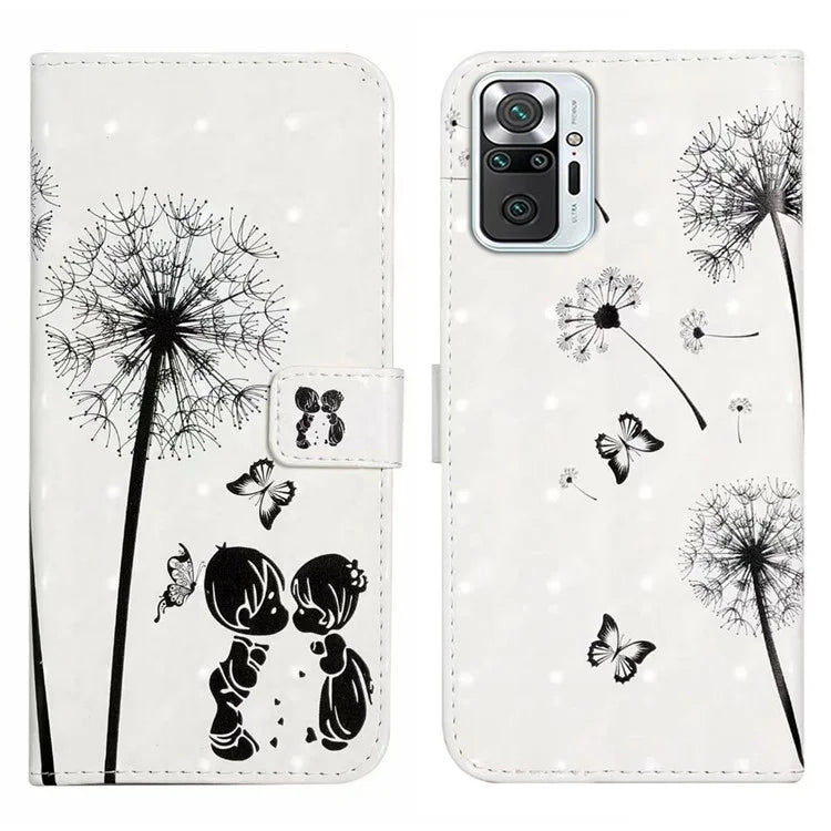 For Xiaomi Redmi Note 10 Pro 4G (Global) / Note 10 Pro Max 4G Case Pattern Printing Wallet Phone Cover