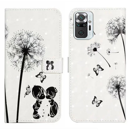 For Xiaomi Redmi Note 10 Pro 4G (Global) / Note 10 Pro Max 4G Case Pattern Printing Wallet Phone Cover