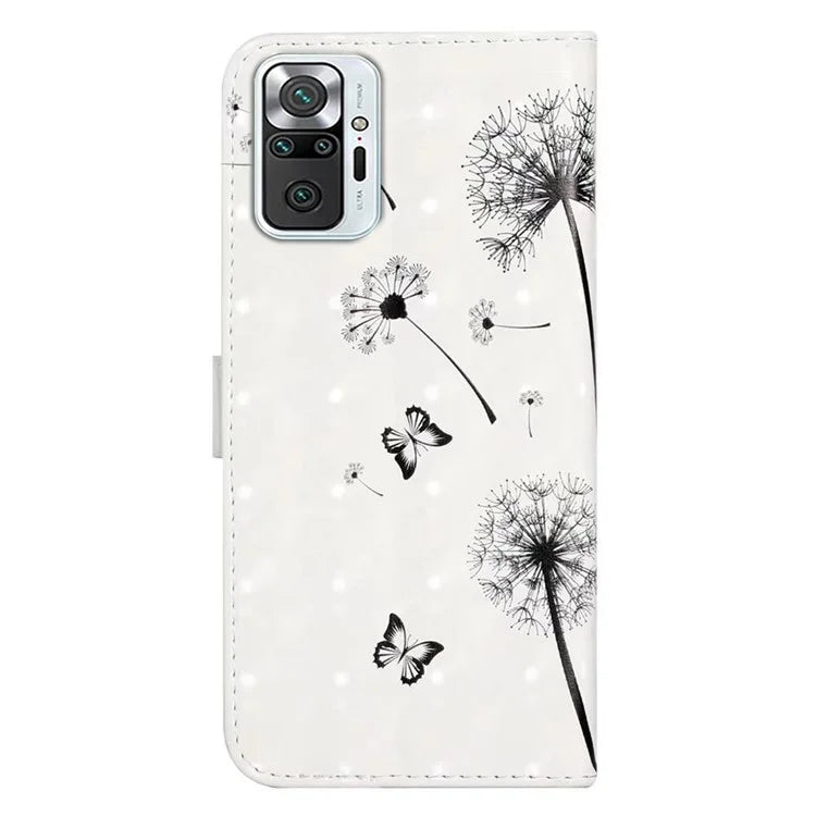 For Xiaomi Redmi Note 10 Pro 4G (Global) / Note 10 Pro Max 4G Case Pattern Printing Wallet Phone Cover