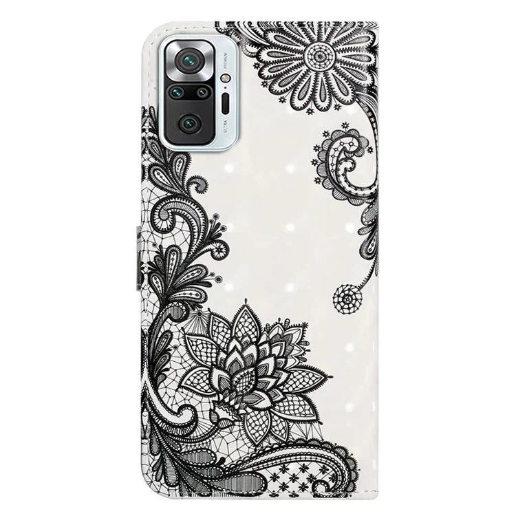 For Xiaomi Redmi Note 10 Pro 4G (Global) / Note 10 Pro Max 4G Case Pattern Printing Wallet Phone Cover