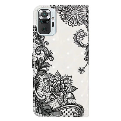 For Xiaomi Redmi Note 10 Pro 4G (Global) / Note 10 Pro Max 4G Case Pattern Printing Wallet Phone Cover