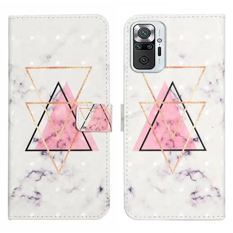 For Xiaomi Redmi Note 10 Pro 4G (Global) / Note 10 Pro Max 4G Case Pattern Printing Wallet Phone Cover