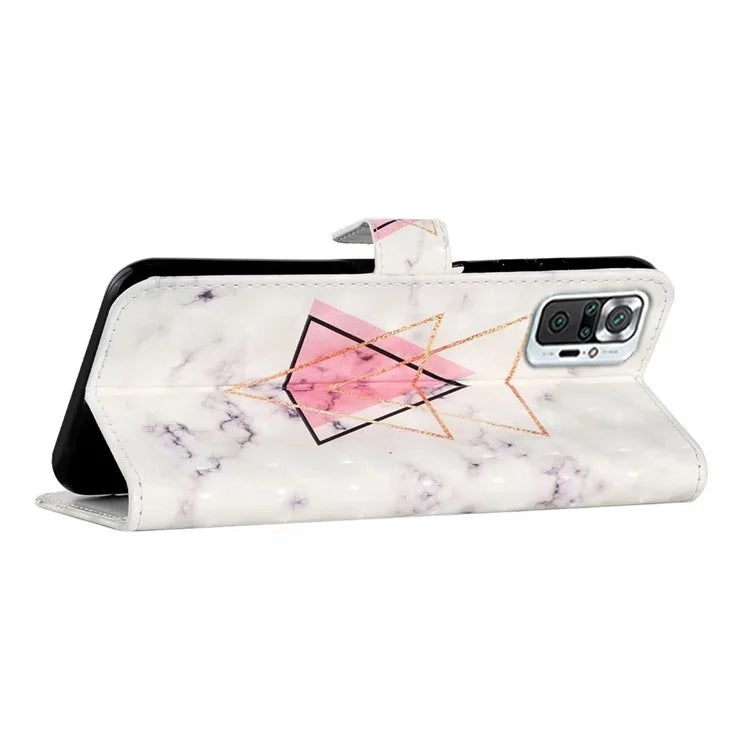 For Xiaomi Redmi Note 10 Pro 4G (Global) / Note 10 Pro Max 4G Case Pattern Printing Wallet Phone Cover