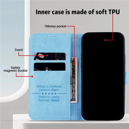 For Samsung Galaxy A05s 4G Slim-Fit Phone Case PU Leather Wallet Cell Phone Stand Cover