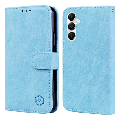 For Samsung Galaxy A15 4G Case Solid Color Phone Stand Cover PU Leather Wallet Shell