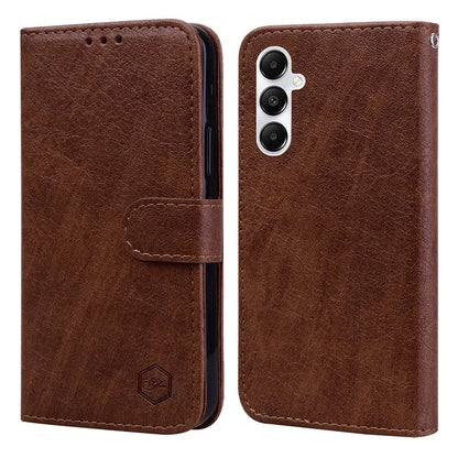 For Samsung Galaxy A15 4G Case Solid Color Phone Stand Cover PU Leather Wallet Shell