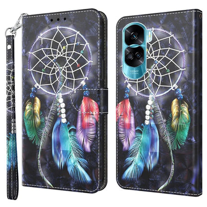 For Honor 90 Lite 5G / X50i 5G Case Wallet PU Leather 3D Pattern Printing Phone Cover