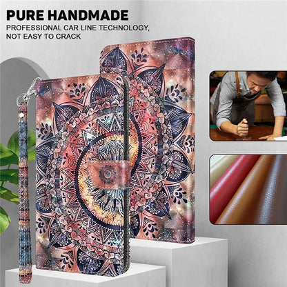 For Motorola Moto G54 5G Case 3D Pattern Leather Magnetic Wallet Phone Cover
