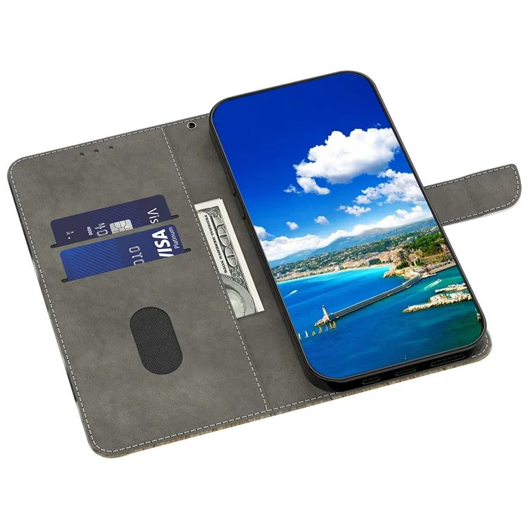 For Motorola Moto G54 5G Case 3D Pattern Leather Magnetic Wallet Phone Cover