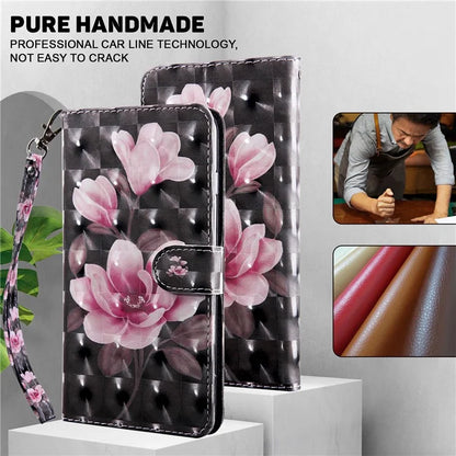 For Motorola Moto G54 5G Case 3D Pattern Leather Magnetic Wallet Phone Cover