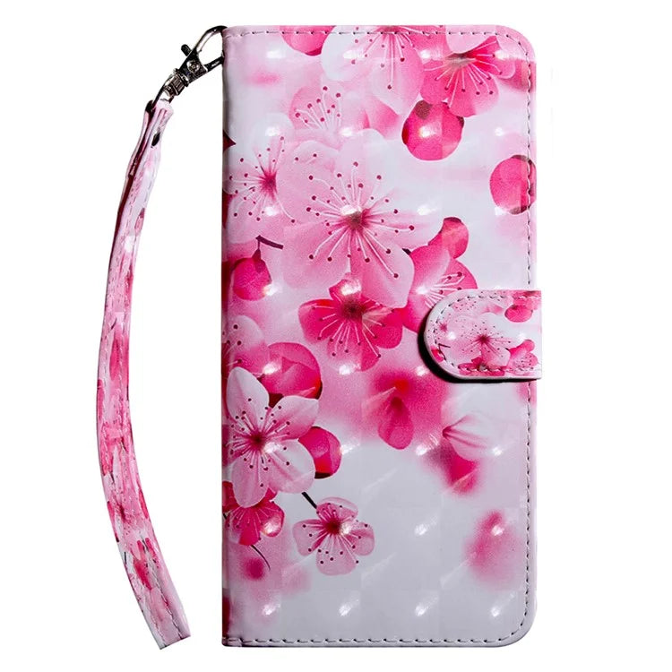 For Motorola Moto G54 5G Case 3D Pattern Leather Magnetic Wallet Phone Cover