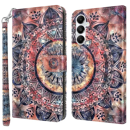 For Samsung Galaxy A05s 4G Case PU Leather Pattern Printing Flip Phone Cover