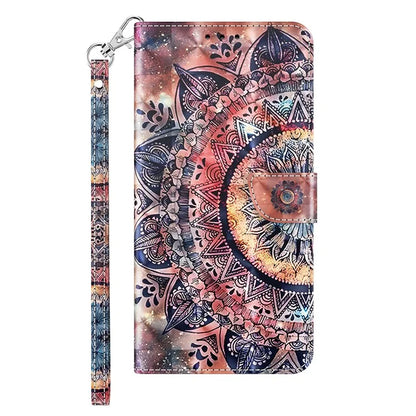 For Samsung Galaxy A05s 4G Case PU Leather Pattern Printing Flip Phone Cover
