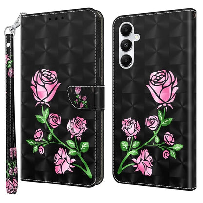 For Samsung Galaxy A05s 4G Case PU Leather Pattern Printing Flip Phone Cover