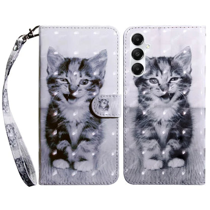 For Samsung Galaxy A05s 4G Case PU Leather Pattern Printing Flip Phone Cover