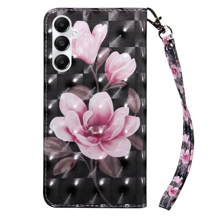 For Samsung Galaxy A05s 4G Case PU Leather Pattern Printing Flip Phone Cover