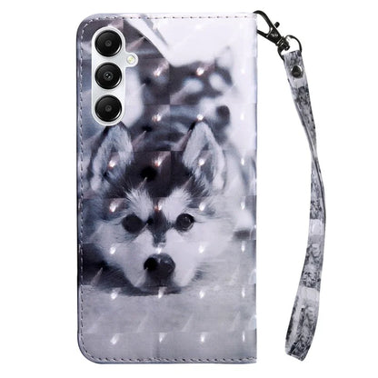 For Samsung Galaxy A05s 4G Case PU Leather Pattern Printing Flip Phone Cover
