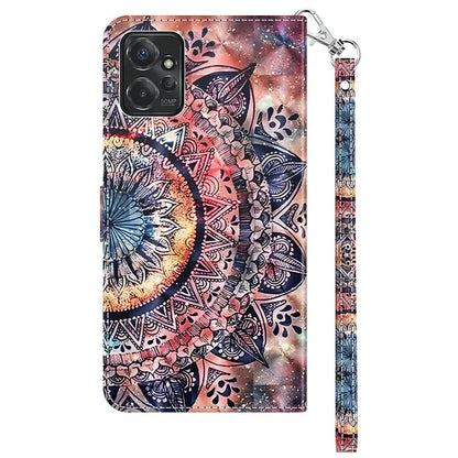 For Motorola Moto G Power 5G Case 3D Pattern PU Leather Phone Cover