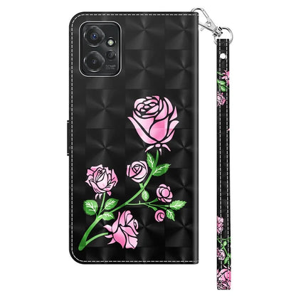 For Motorola Moto G Power 5G Case 3D Pattern PU Leather Phone Cover