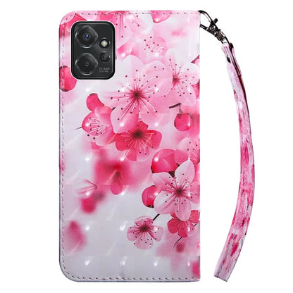 For Motorola Moto G Power 5G Case 3D Pattern PU Leather Phone Cover