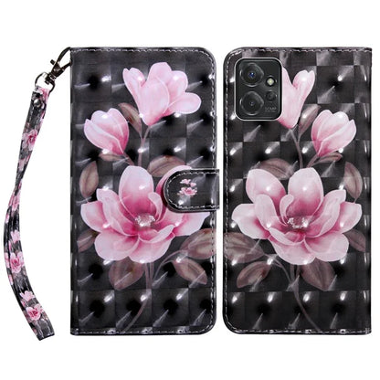 For Motorola Moto G Power 5G Case 3D Pattern PU Leather Phone Cover