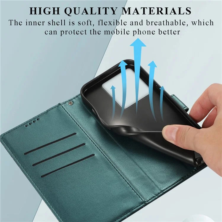 DF-06 For Xiaomi 13T / 13T Pro / Redmi K60 Ultra Case Lines Imprinted Leather Stand Wallet Phone Cover