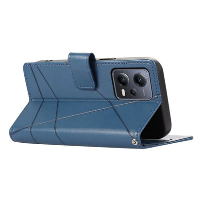 DF-06 For Xiaomi Poco X5 5G / Redmi Note 12 5G (China) / (India) / (Global) Case Imprinted PU Leather Phone Cover