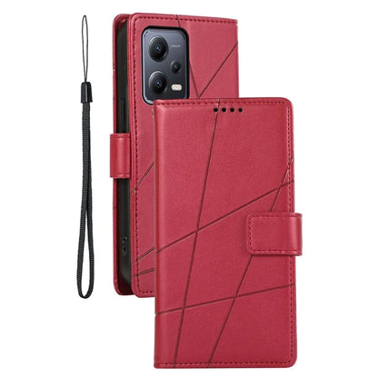 DF-06 For Xiaomi Poco X5 5G / Redmi Note 12 5G (China) / (India) / (Global) Case Imprinted PU Leather Phone Cover