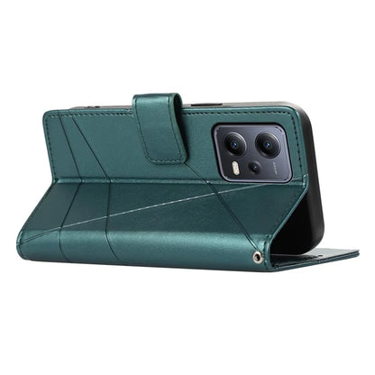 DF-06 For Xiaomi Poco X5 5G / Redmi Note 12 5G (China) / (India) / (Global) Case Imprinted PU Leather Phone Cover