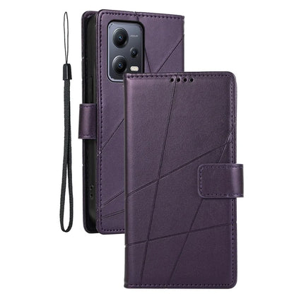 DF-06 For Xiaomi Poco X5 5G / Redmi Note 12 5G (China) / (India) / (Global) Case Imprinted PU Leather Phone Cover