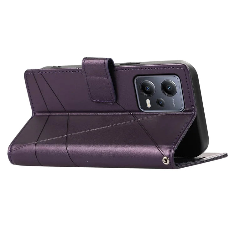 DF-06 For Xiaomi Poco X5 5G / Redmi Note 12 5G (China) / (India) / (Global) Case Imprinted PU Leather Phone Cover
