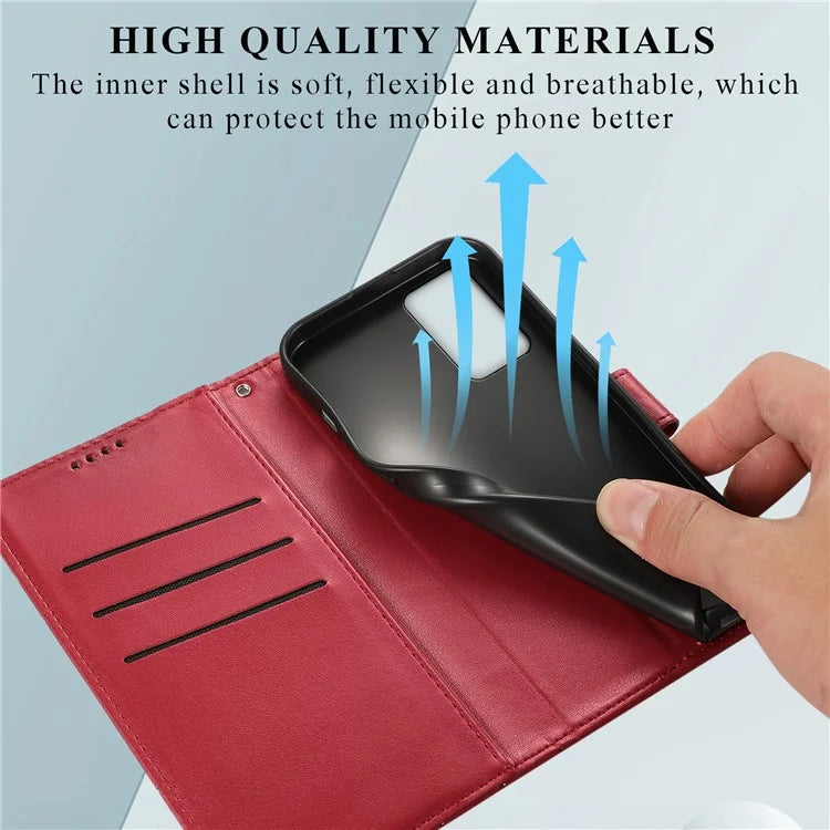 DF-06 For Xiaomi Redmi Note 12S 4G Case Lines Imprinted Phone Leather Protective Cover