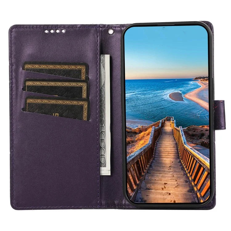 DF-06 For Xiaomi Redmi Note 12S 4G Case Lines Imprinted Phone Leather Protective Cover