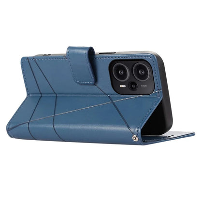 DF-06 For Xiaomi Redmi Note 12 Turbo / Poco F5 5G Case Cellphone Imprinted Leather Cover