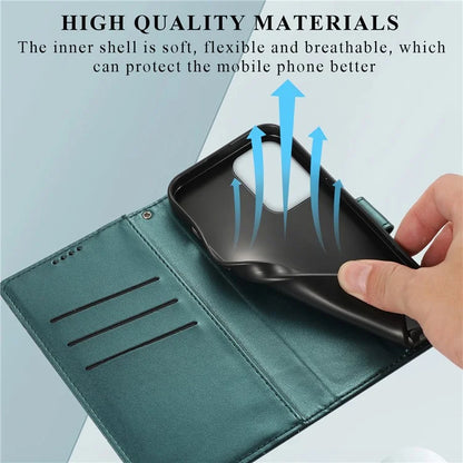 DF-06 For Xiaomi Redmi Note 12 Turbo / Poco F5 5G Case Cellphone Imprinted Leather Cover