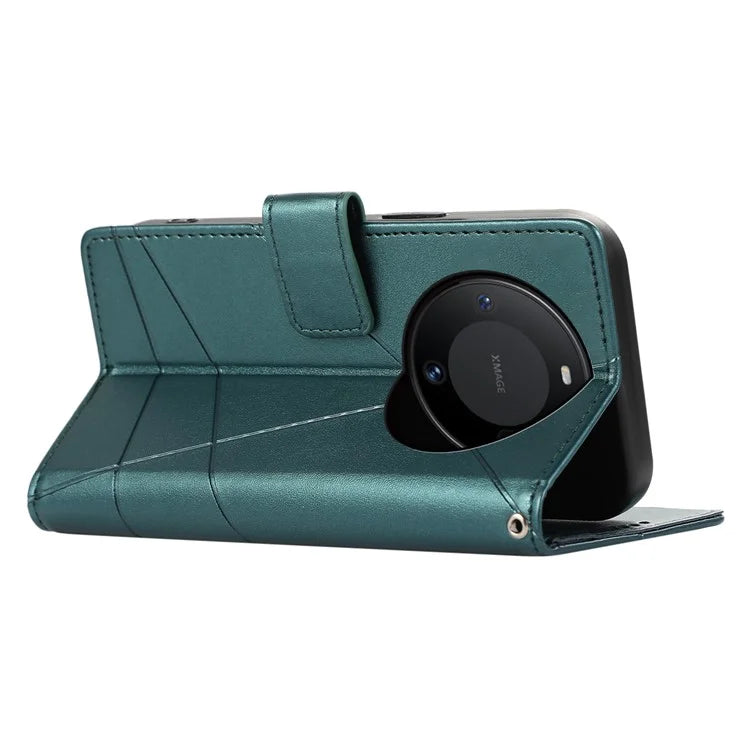 DF-06 For Huawei Mate 60 Case PU Leather Wallet Folding Stand Phone Cover