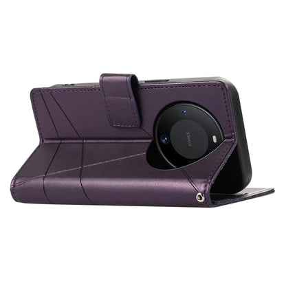 DF-06 For Huawei Mate 60 Case PU Leather Wallet Folding Stand Phone Cover