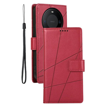 DF-06 For Huawei Mate 60 Case PU Leather Wallet Folding Stand Phone Cover