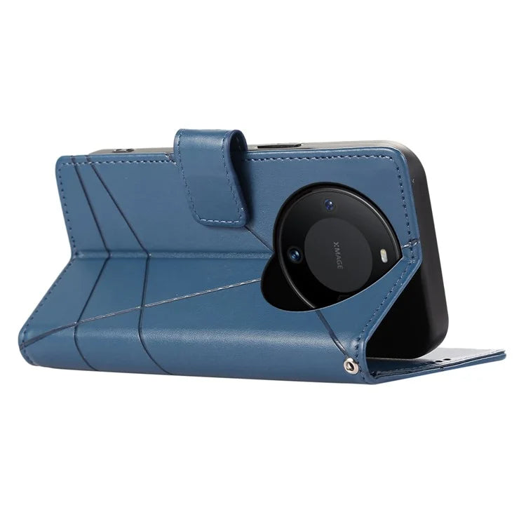 DF-06 For Huawei Mate 60 Case PU Leather Wallet Folding Stand Phone Cover