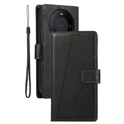 DF-06 For Huawei Mate 60 Case PU Leather Wallet Folding Stand Phone Cover