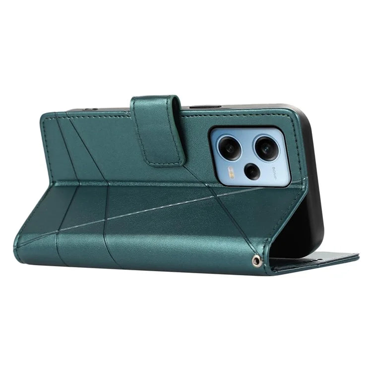 DF-06 For Xiaomi Poco X5 Pro 5G / Redmi Note 12 Pro Speed 5G / Note 12 Pro 5G Case Phone Leather Anti-drop Cover