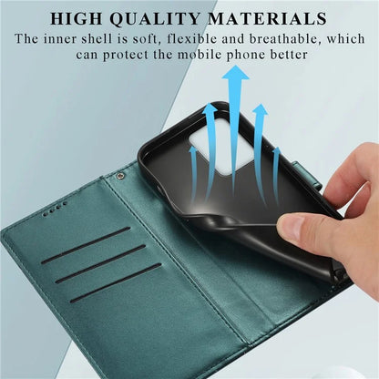DF-06 For Xiaomi Poco X5 Pro 5G / Redmi Note 12 Pro Speed 5G / Note 12 Pro 5G Case Phone Leather Anti-drop Cover