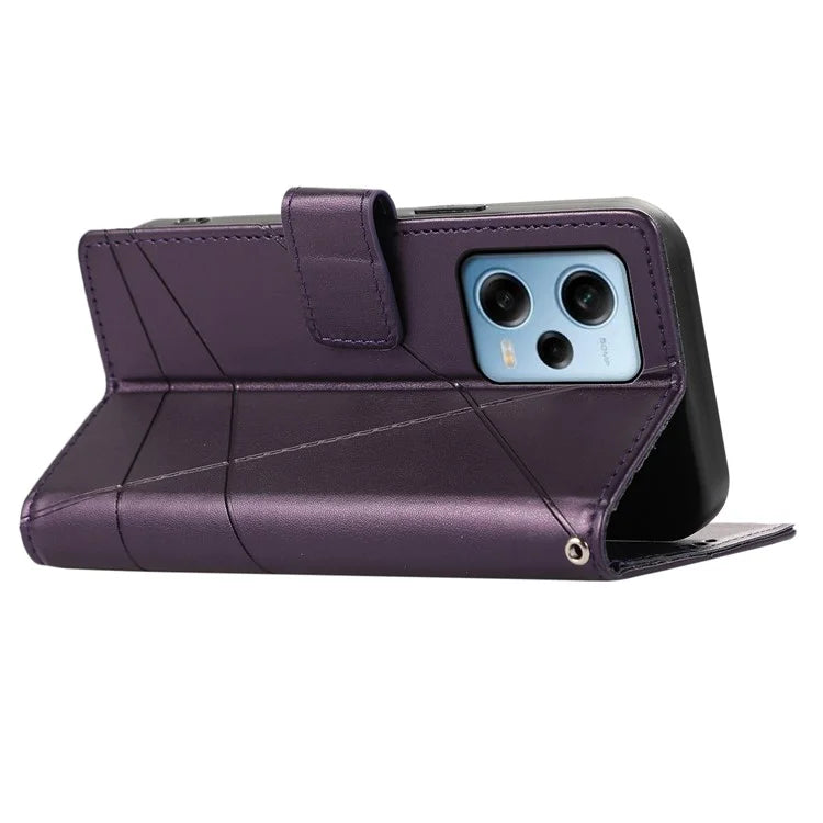 DF-06 For Xiaomi Poco X5 Pro 5G / Redmi Note 12 Pro Speed 5G / Note 12 Pro 5G Case Phone Leather Anti-drop Cover