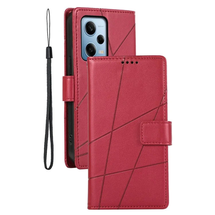 DF-06 For Xiaomi Poco X5 Pro 5G / Redmi Note 12 Pro Speed 5G / Note 12 Pro 5G Case Phone Leather Anti-drop Cover