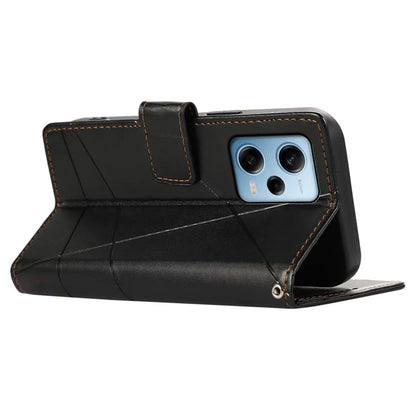 DF-06 For Xiaomi Poco X5 Pro 5G / Redmi Note 12 Pro Speed 5G / Note 12 Pro 5G Case Phone Leather Anti-drop Cover