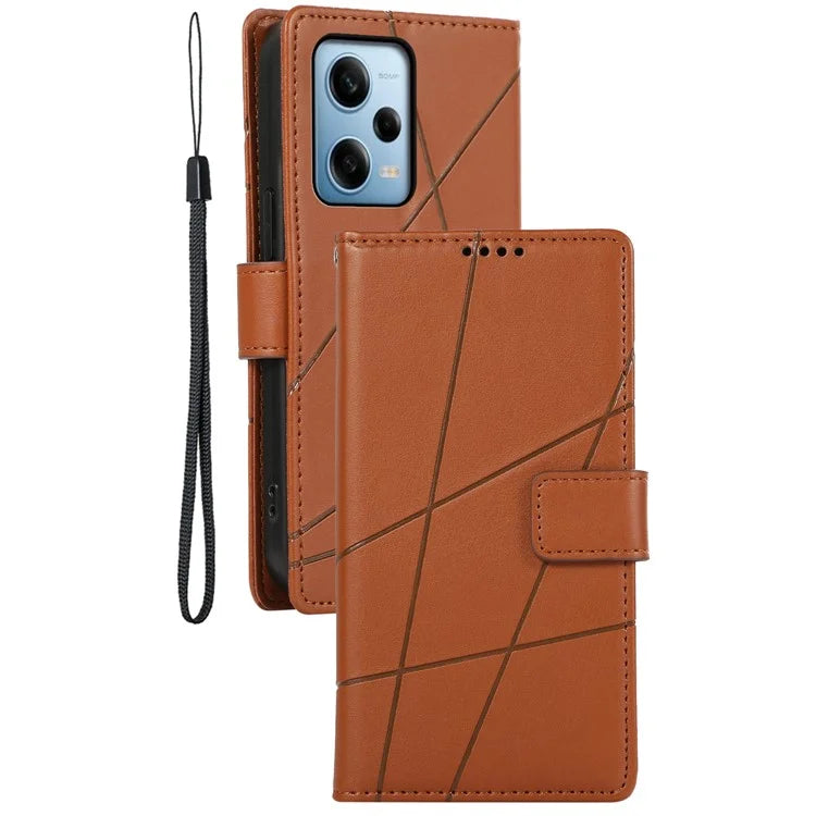 DF-06 For Xiaomi Poco X5 Pro 5G / Redmi Note 12 Pro Speed 5G / Note 12 Pro 5G Case Phone Leather Anti-drop Cover